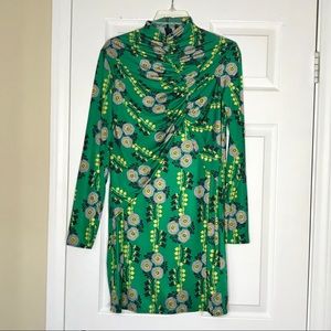 Green Floral Zara Dress